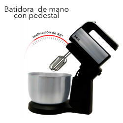 Batidora de mano con pedestal RCA color negro