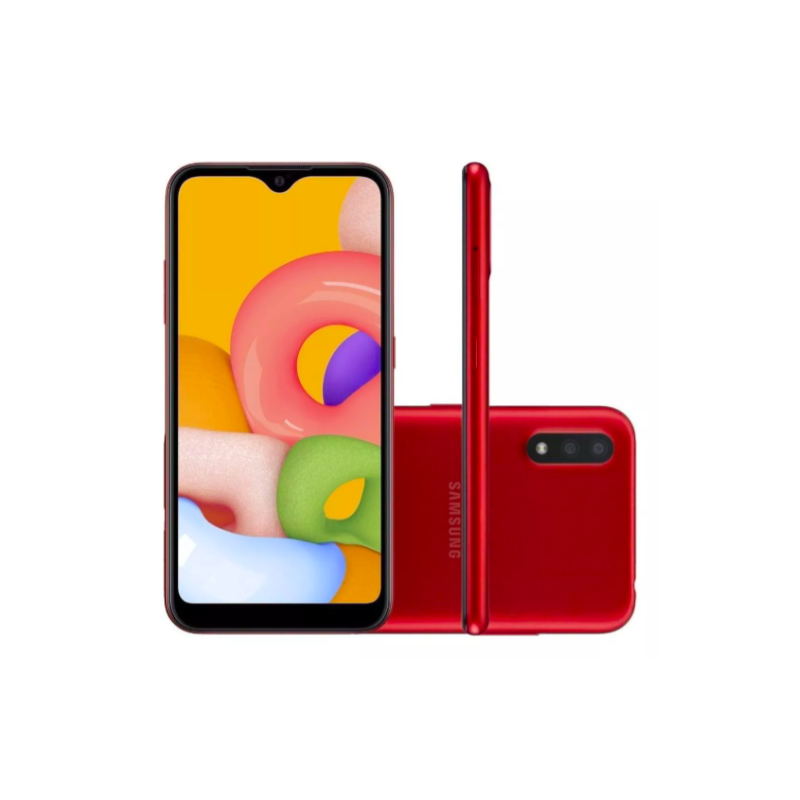 GALAXY A01 DUAL SAMSUNG color rojo